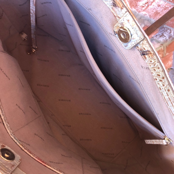 Brahmin Athena Melbourne Oasis Tote Bag Wristlet - Picture 7 of 7